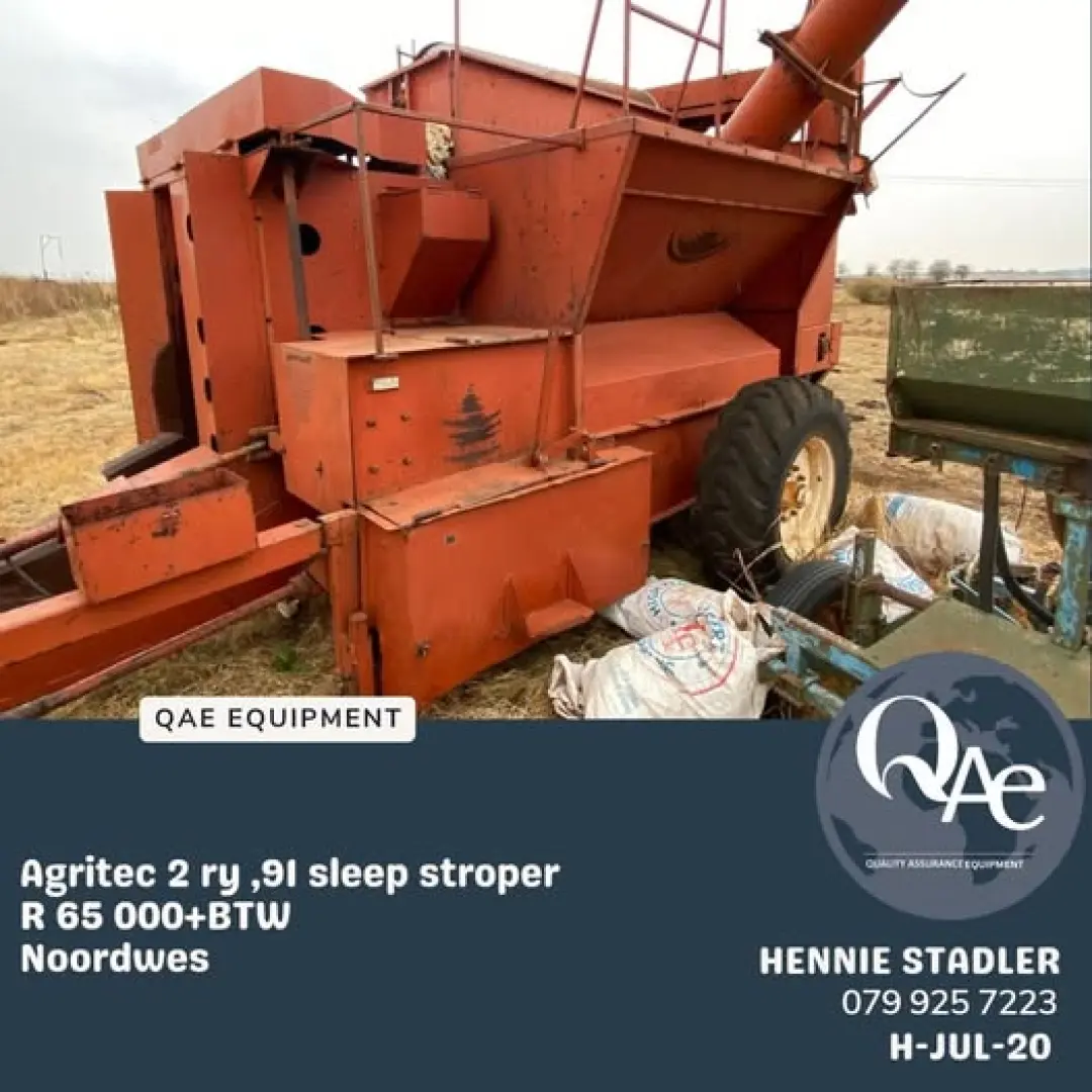 Agritec 2-Row Stropper Agricultural Machine